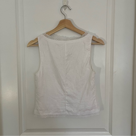 Reformation Rosalie Linen Top - Picture 6 of 8